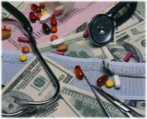 money and pills health care reform